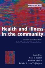Health and Illness in the Community