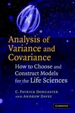 Analysis of Variance and Covariance