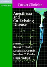 Anesthesia and Co-existing Disease