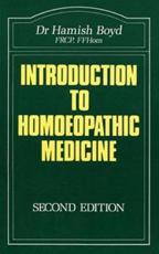 Introduction to Homoeopathic Medicine