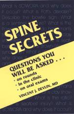 Spine Secrets: A Hanley & Belfus Publication