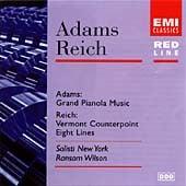 Adams: Grand Pianola Music; Reich: Eight Lines