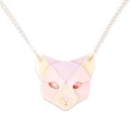 Necklace, Cat (Arctic Pink)