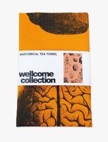 Wellcome Collection Anatomy Tea Towel (Orange)