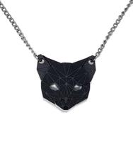 Necklace, Cat (Pitch Black)