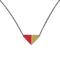 Red Triangle Froebel Gifts Necklace