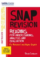 Reading for Understanding, Analysis and Evaluation