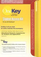 OneKey Blackboard, Student Access Kit, Educational Research