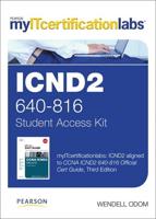 CCNA ICND2 (640-816) MyITCertificationlab -- Access Card