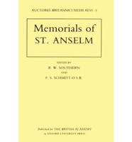 Memorials of St. Anselm