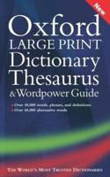 Paperback Oxford Large Print Dictionary, Thesaurus, and Wordpower Guide