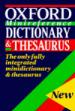 The Oxford Minidictionary and Thesaurus