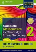 Complete Mathematics for Cambridge Lower Secondary Homework Book 2 (First Edition) - Pack of 15