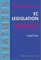 EC Legislation 2004/2005