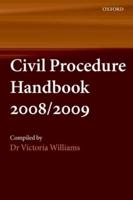 Civil Procedure Handbook (2008/2009)