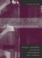 Educating Students With Behavior Disorders
