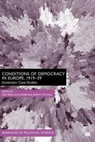 Conditions of Democracy in Europe, 1919-39