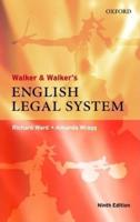 Walker & Walker's English Legal System