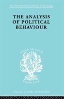 The Analysis of Political Behaviour