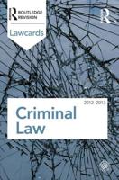 Criminal Law 2012-2013