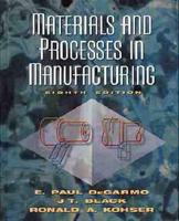 Materials and Processes in Manufacturing