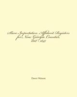 Slave Importation Affidavit Registers for Nine Georgia Counties, 1818 - 1847