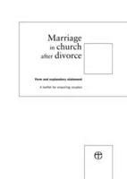 Marriage in Church After Divorce: Form and Explanatory Statement