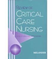 Review of Critical Care Nursing