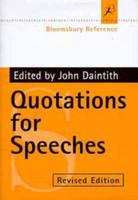 Quotations for Speeches