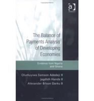 The Balance of Payments Analysis of Developing Economies