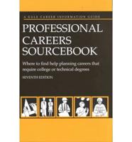 Professional Careers Sourcebook
