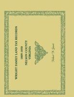 Wright Family Land Tax Records, 1809-1850, Nelson County, Virginia