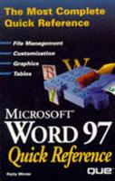 Microsoft Word 97 Quick Reference