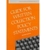 Guide for Written Collection Policy Statements