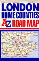 A-Z Road Map of Great Britain. London Home Counties
