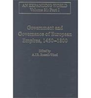 Government and Governance of European Empires, 1415-1800