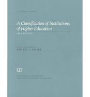 A Classification of Institutions of Higher Education