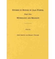 Studies in Honor of Jaan Puhvel