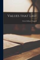Values That Last