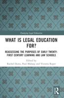What Is Legal Education For?