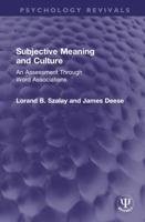 Subjective Meaning and Culture