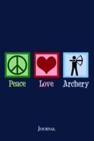 Peace Love Archery Journal