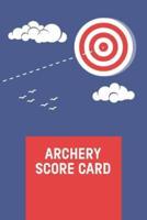 Archery Score Card