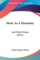 Music As A Humanity