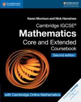 Cambridge IGCSE Mathematics Core and Extended Coursebook