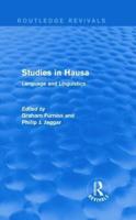 Studies in Hausa: Language and Linguistics