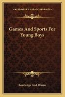 Games And Sports For Young Boys