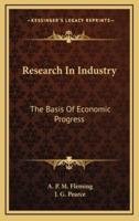 Research in Industry