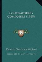 Contemporary Composers (1918)