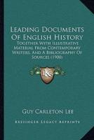 Leading Documents Of English History